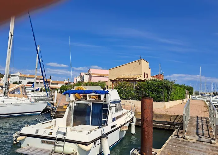 빌라 Sur L'ile Des Marinas Avec Piscine, Parking Et Ponton Prive